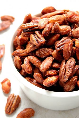 Crock-Pot Candied Spiced Nuts