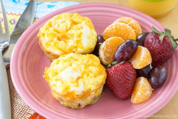 Broccoli, Ham And Cheese Egg Muffin Cups