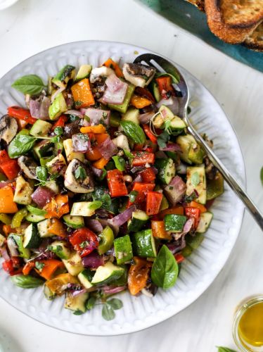 Grilled Chopped Veggies