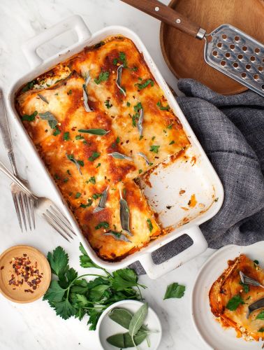 No-Noodle Sweet Potato Sage Lasagna