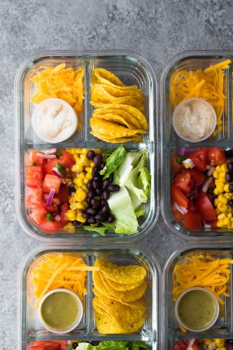 No-Cook Taco Salad Bento Box