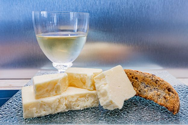 Oaked Chardonny and Cheddar