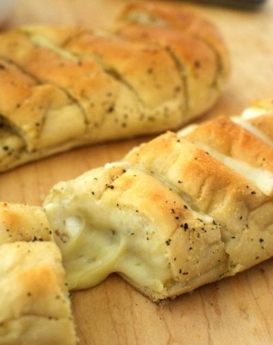 Cheesy Garlic Baguettes