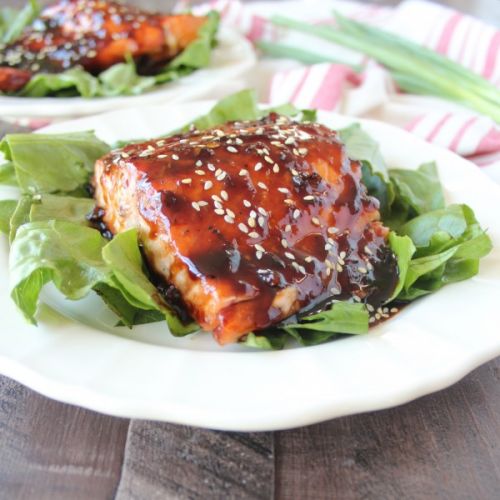 Korean BBQ Grilled Salmon