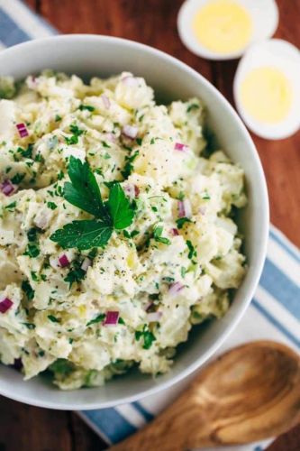 Creamy Potato Salad with Yogurt