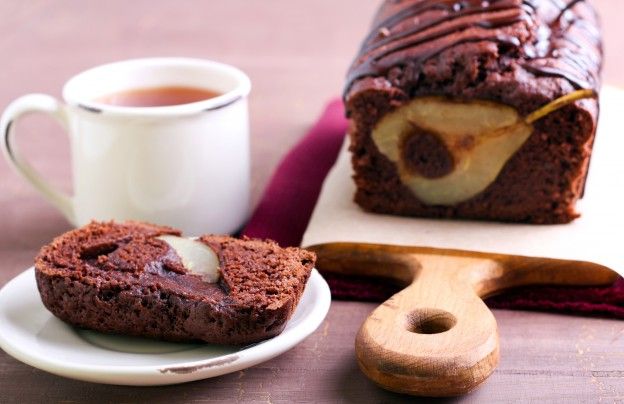 Chocolate pear cake