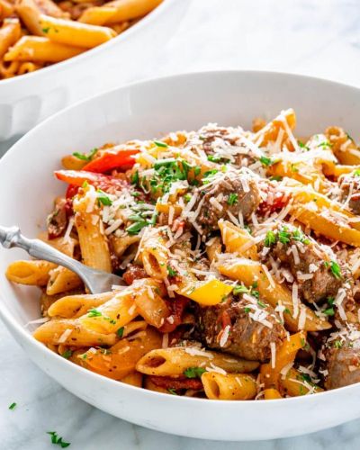 Sausage Pepper Pasta