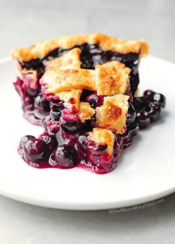 Blueberry pie