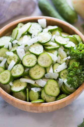 Cucumber Onion Salad