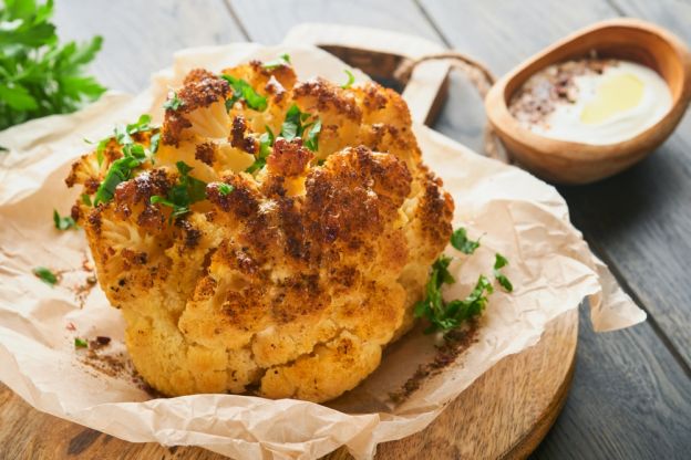 Roasted Whole Cauliflower