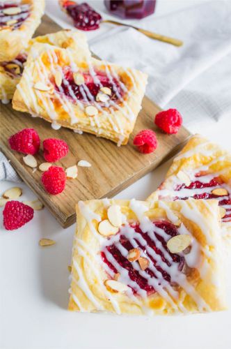 Raspberry Almond Cream Cheese Danish