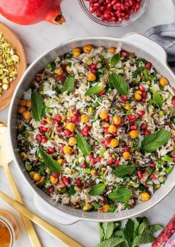 Pomegranate Rice Salad