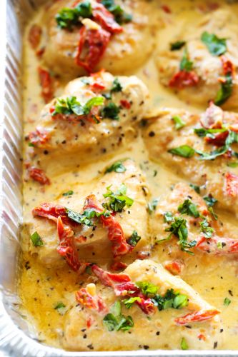 Creamy Sun Dried Tomato Chicken