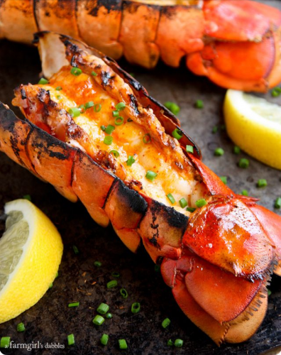 Grilled lobster