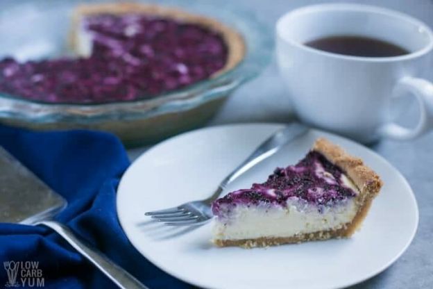 Blueberry Swirl CHeesecake