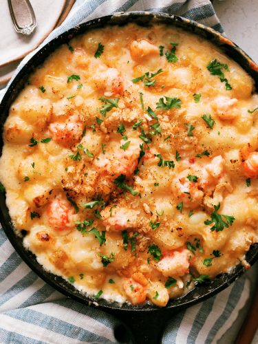 Lobster Gnocchi Mac and Cheese