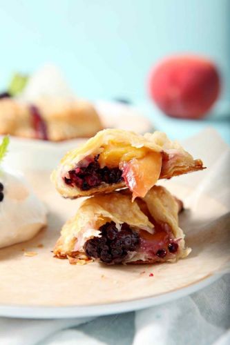 Blackberry and Peach Hand Pies