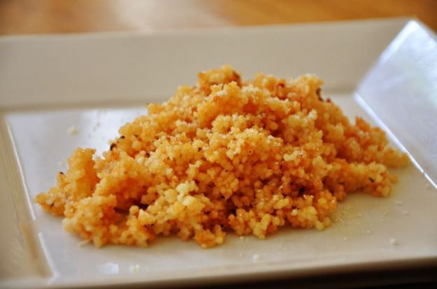 Tomato Garlic Parmesan Couscous