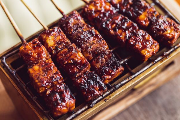 Barbecue Tempeh Skewers