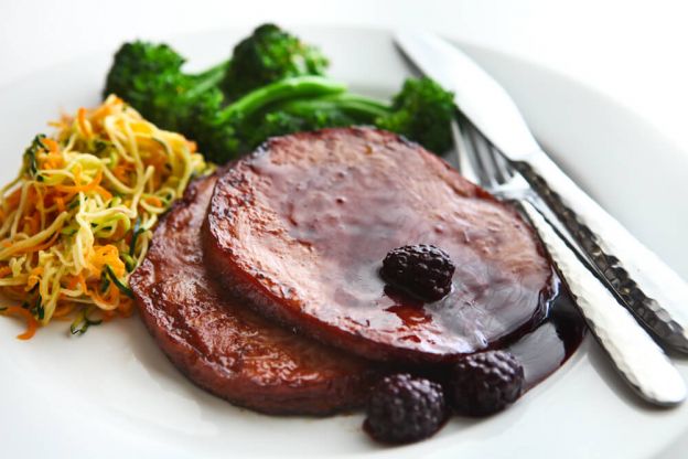 Easter Ham Recipe With Blackberry Rum Glaze