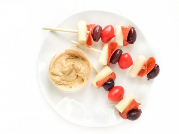 5-Ingredient Pizza Skewers