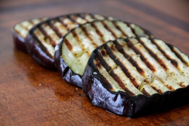 Grilled eggplant