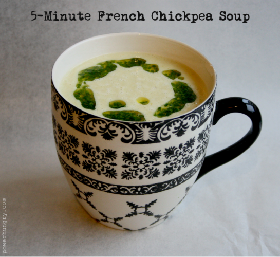 5-Minute French Chickpea Soup