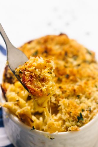 Vegan Baked Pumpkin Mac and Cheese