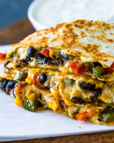 Southwest Veggie Quesadillas