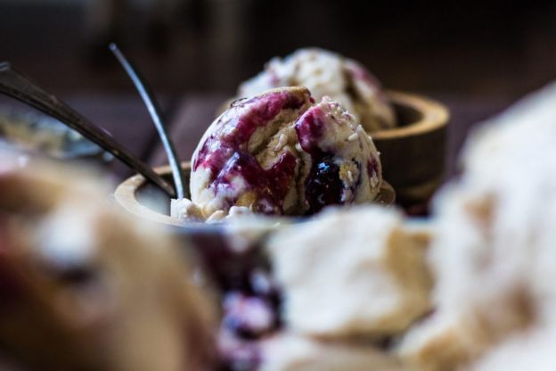 Peanut Butter and Jelly Ice Cream