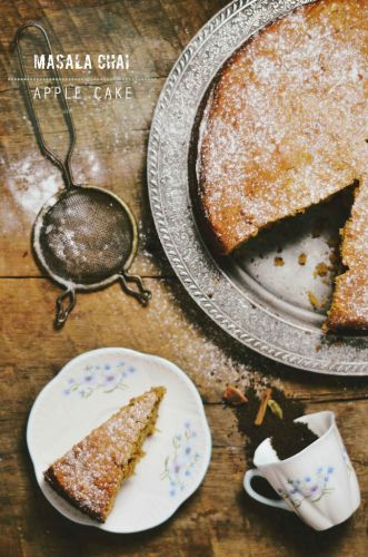 Masala Chai Apple Cake