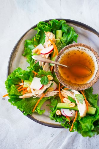 Vietnamese Chicken Lettuce Wraps