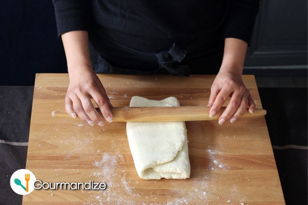 Turn the dough