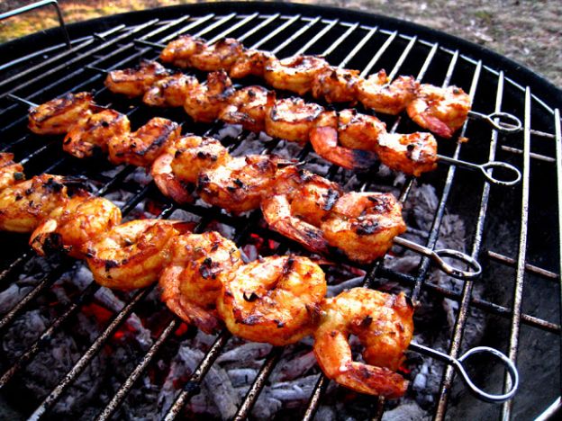 Moroccan Spicy Grilled Shrimp