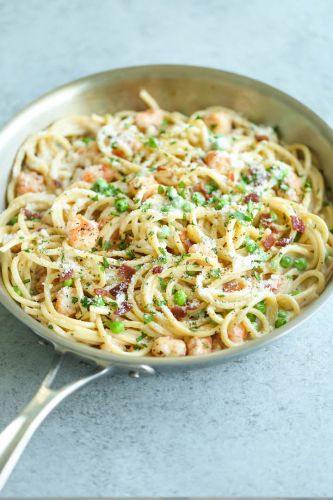 Shrimp Carbonara