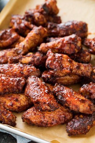 Bourbon BBQ Smoked Chicken Wings