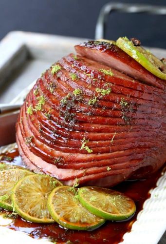 Slow cooker Captain And Coke Glazed Ham