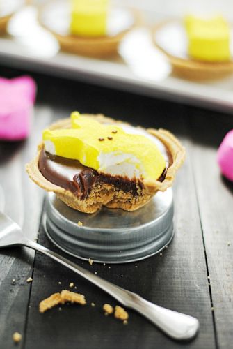 Peeps S'Mores Pies