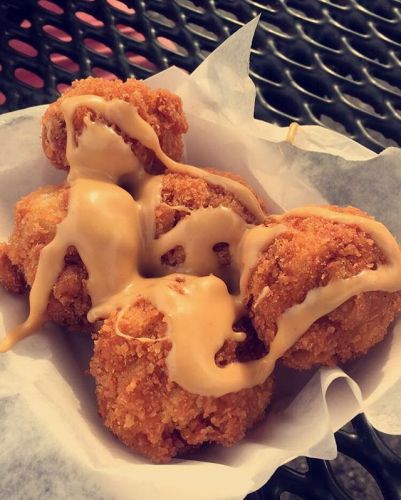 Massachusetts:  Fried Bacon Mac 'n Cheese Bites