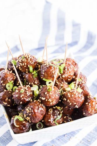 Asian Crockpot Meatballs