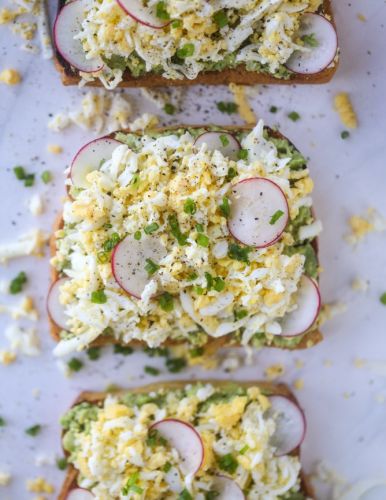 Shaved Egg Avocado Toast