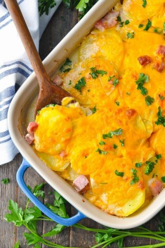 Scalloped Potatoes and Ham