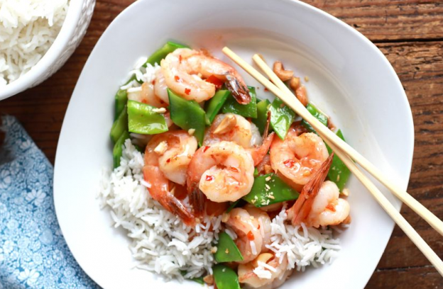 Sweet Chili Shrimp Stir Fry