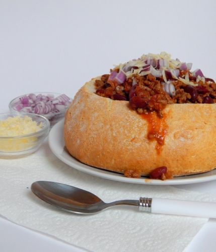 Chili In A Bread Bowl