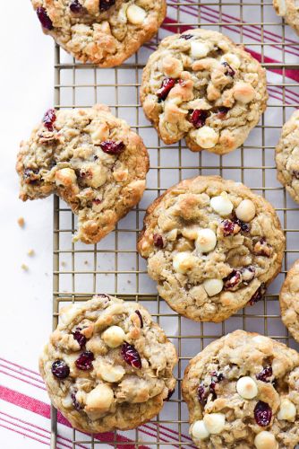 Cranberry White Chocolate Chip Macadamia Nut Cookies