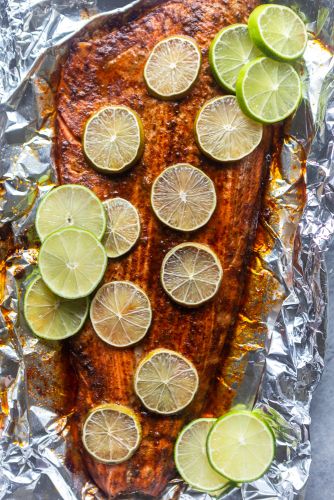 Chili Lime Baked Salmon