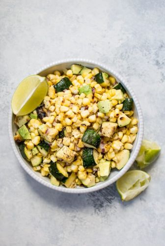 Grilled Corn and Zucchini Salad