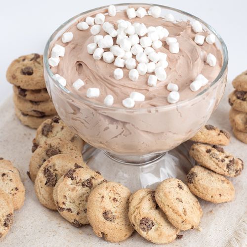 HOT COCOA CHEESECAKE DIP