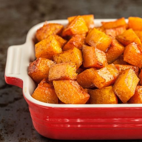 Cinnamon roasted butternut squash