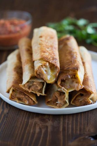 Crispy Bean and Cheese Burrito